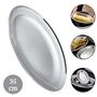 Imagem de Travessa Inox Oval Cozinha Bares Funda 45cm Porção Bar Servir 