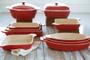 Imagem de Travessa Lyon Ceramica Oval Vermelha 31cm Tramontina 20901731
