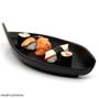 Imagem de Travessa Oval Sushi Melamina Preta 28 cm Gourmet Mix