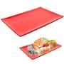 Imagem de Travessa Prato Vermelho Culinaria Oriental 28x19cm  Wellmix 