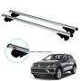 Imagem de Travessa Rack de Teto Volkswagen Touareg Kiussi Belluno 120cm 70kg Prata