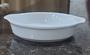 Imagem de Travessa Refratária Redonda com alças - Porcelana Off White - (AxL) 4CM x 18CM