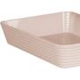 Imagem de Travessa Retangular Com Friso Le Chef Creme 33X23 Cm