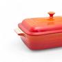 Imagem de Travessa Retangular com Tampa Le Creuset 32cm Laranja