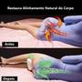 Imagem de Travesseiro Cervical Ortopédico Almofada Cama Corretor Postura Alivio Dores Nas Pernas