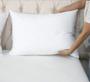 Imagem de Travesseiro com 600g Fibra Siliconada Confortável 180 Fios Percal 50x70