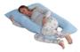 Imagem de Travesseiro De Corpo Para Mamãe Azul Gigante  1,30 Metros