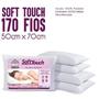 Imagem de Travesseiro Fibra Siliconada 170 Fios Soft Touch - Arte cazza