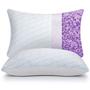 Imagem de Travesseiro King Size WISHSMILE - Conjunto com 2 Espumas Viscoelásticas Trituradas para Resfriamento