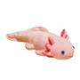 Imagem de Travesseiro Pelúcia Axolotl Kawaii 45cm - Brinquedo de Pelúcia Colorido