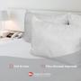 Imagem de Travesseiro Sonhe Bem Antialergico Siliconado kit 4 Und Branco