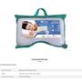 Imagem de Travesseiro Theva Shoulder Viscoelástico com Encaixe para Ombro, Branco, para fronha 50 x 70 cm