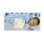 Imagem de Travesseiro Triangulo Posicionador Para Bebê Dormir de Lado Contra Refluxo e Regurgitação
