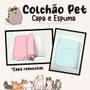 Imagem de Treliche Beliche Cama para Gatos Pet Aramada 75x40cm com Colchonete Soft