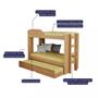 Imagem de Treliche com Cama Auxiliar Bia Cimol