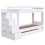 Imagem de Treliche Infantil Com Escada e Nichos Infix C06 Branco - Mpozenato
