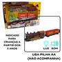 Imagem de Trem Ferrorama Com Luz e Som Trilhos Pista Locomotiva Elétrico Trenzinho com Farol