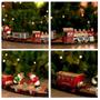 Imagem de Trem Locomotiva Decorativa Natal Papai Noel Musical Com Led