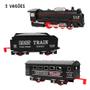 Imagem de Trem Locomotiva Ferroviário de Brinquedo com Luz e Som 3 Vagões 15 Trilhos e Acessórios