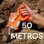 Imagem de Trena 50 Metros Fita Metrica Fibra De Vidro Aberta 50m X 14mm Manivela Alça P/ Transporte Profissional