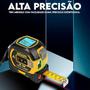 Imagem de Trena a Laser 3 em 1 Laser 40M Fita Métrica Régua Display LCD com Retroiluminação Medidor de Distância