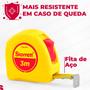 Imagem de Trena De Bolso 3 Metros Profissional Starrett Fita De Aço