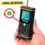 Imagem de Trena digital a laser tela iluminada com nivel bolha 40 metros EXBOM TEM-E40