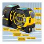 Imagem de Trena Laser Digital Lcd Multifuncional 3 Em 1
