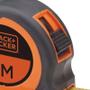 Imagem de Trena Profissional Emborrachada 3Mx16mm Black Decker - Black+Decker