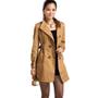 Imagem de Trench Coat High Cut Mulher Brown M