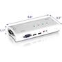 Imagem de Trendnet Chaveador Kvm (teclado+video+mouse) Usb Com 4 Portas, Com Áudio E 4x Cabos Kvm Inclusos Tk-409k