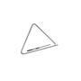 Imagem de Triângulo Musical Aço Cromado 20cm Liverpool TR 20+Batedor