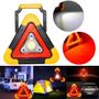 Imagem de Triângulo Veicular Lanterna LED Alerta Emergência Aviso