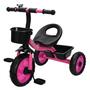 Imagem de Triciclo 3 Rodas Infantil Bicicleta Rosa Motoca Com Buzina - Zippy Toys