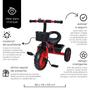 Imagem de Triciclo 3 Rodas Infantil Bicicleta Vermelho Motoca Com Buzina - Zippy Toys