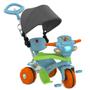 Imagem de Triciclo Bandeirante Velotrol com Capota Passeio e Pedal Azul