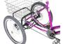 Imagem de Triciclo Bicicleta 3 Rodas Pedal Twice Aro 26 Roxo- Freio a disco