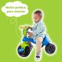 Imagem de Triciclo Com Pedal Colorido Para Crianças Menina Menino Velotrol Infantil Motoca Kendy Brinquedos