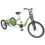 Imagem de Triciclo De Carga P/ 150kg Multiuso Caixa Vazada Verde