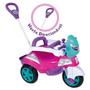 Imagem de Triciclo De Passeio Baby City Menina Com Pedal Buzina Haste Direcionavel