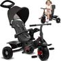 Imagem de Triciclo de Passeio e Pedal Bandeirante Smart Comfort Preto