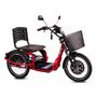 Imagem de Triciclo Elétrico Machine Force 800W com Ré, Farol, Alarme e Cestinho