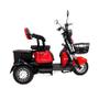 Imagem de Triciclo Elétrico - Smart PAM - 800w 48v 25Ah - Vermelho - Plug and Move