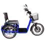 Imagem de Triciclo Elétrico - Village PAM - Cesta - 800w Lithium - Azul - Plug and Move