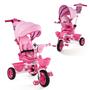 Imagem de Triciclo EOOWOY Baby Trike 6 em 1 com alça de pressão 18M-5Y rosa