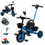 Imagem de Triciclo Infantil 2 em 1 com Empurrador e Pedal Bicicleta 3 Rodas Motoca Importway Bw311 Passeio