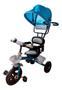 Imagem de Triciclo Infantil 2x1 Com Pedal E Capota Motoca Velotrol Com Empurrador Para Criança Importway