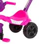 Imagem de Triciclo Infantil a Pedal Motoca Com Empurrador Kemotoca Gatinha Kendy