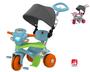 Imagem de Triciclo infantil c/ capota empurrador e protetor 1-3 anos veloban-brandeirante