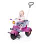 Imagem de Triciclo Infantil Calesita Velocita Rosa Classic Com Empurrador